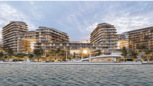 Quattro del mar residences over the Hayat island lagoon